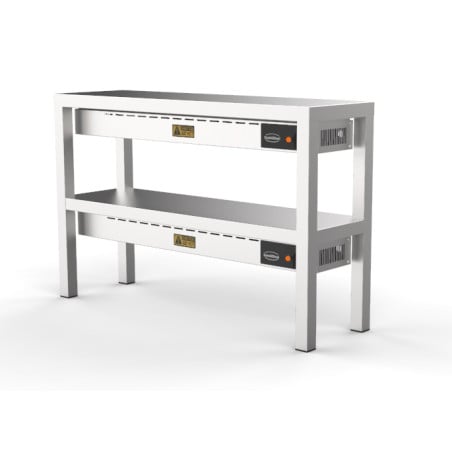 Ceramic Warming Shelf 2 Levels - 1400 x 300 mm CombiSteel