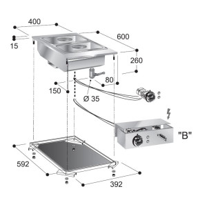 Drop-In Bain-Marie Element - Optimal Energy Performance