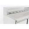 Refrigerated Pizza Cabinet with 3 Doors - 8 GN 1/6 Pans - CombiSteel