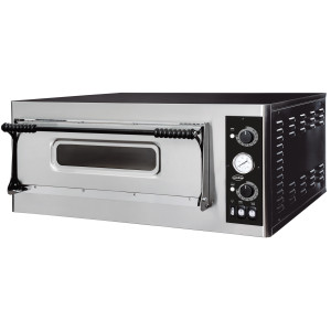 Professional Pizza Oven Combisteel: 4 Pizzas - 400V - Cooking Chamber