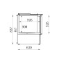 Refrigerated Saladette GN 1/1 - 3 Doors - 368 L - CombiSteel