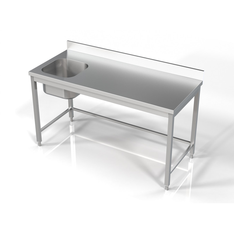 Eintauchbecken 1 mit Rückwand - L 1600 x T 700 mm - CombiSteel Eintauchbecken 1 mit Rückwand - L 1600 x T 700 mm - CombiSteel