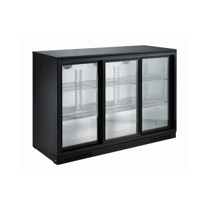 Refrigerated Back Bar with 3 Sliding Doors - 298 L - CombiSteel