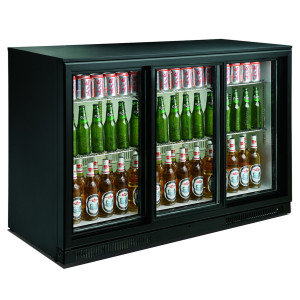 Refrigerated Back Bar with 3 Sliding Doors - 298 L - CombiSteel