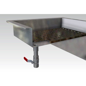 Integrated Crushed Ice Bin Drop-In CombiSteel - Practical Design and Maximum Freshness