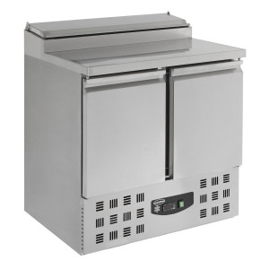 Refrigerated Saladette - 2 Doors - 5 GN 1/6 Pans - CombiSteel