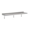 Stainless Steel Wall Shelf with Support - L 2000 x D 300 mm - CombiSteel