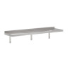 Stainless Steel Wall Shelf with Support - L 2200 x D 300 mm - CombiSteel