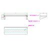 Stainless Steel Wall Shelf with Brackets - L 800 x D 400 mm - CombiSteel