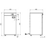 Wärmeschrank CombiSteel - Abmessungen 450x485x850 mm - Edelstahl