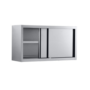 Wall Cabinet with Sliding Doors - L 1800 x D 400 mm - CombiSteel