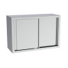 Wall Cabinet with Sliding Doors 1800mm in Stainless Steel - Efficient Storage