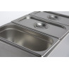 Bain-Marie avec Robinet de Vidange - GN 1/1 | CombiSteel: Chauffe homogène et fiable