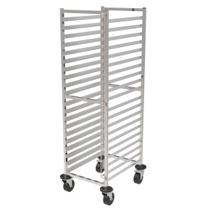 Clearing Trolley with GN 2/1 Trays - CombiSteel: Ideal for catering