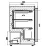 Mini Armoire Réfrigérée Négative Inox 120L CombiSteel - Stockage et Conservation Optimaux