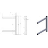 Support for Wall Shelf - P 300 mm - CombiSteel