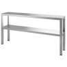 2-Level Shelf Table 1800x300mm | CombiSteel - Quality Stainless Steel Furniture