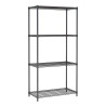 4-Level Detachable Shelf Black - L 900 x D 450 mm - Combisteel 7530.0025