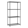 Etagère 4 Niveaux Démontable Noir - L 900 x P 450 mm - Combisteel 7530.0025