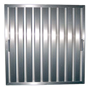 Lamellenfilter für Dunstabzugshaube - 480 x 450 mm - CombiSteel