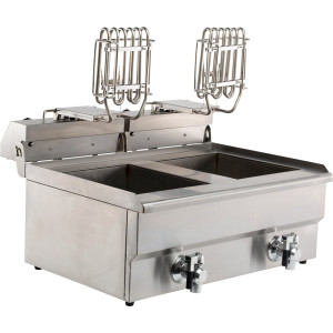 Electric Fryer to Place - 2 x 10 L - CombiSteel – Pro Fryer 10,000 W & 20 L