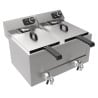 Professional Electric Fryer - CombiSteel 2x 8L 2x 3000W