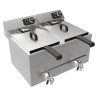 Professionelle Elektrische Fritteuse - CombiSteel 2x 8L 2x 3000W