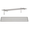 Barred Wall Shelf with Support - L 1200 x D 300 mm - CombiSteel