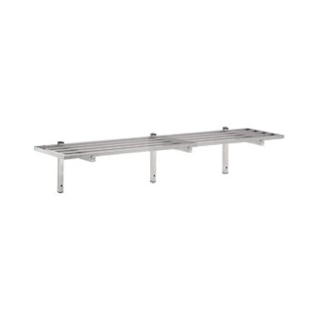 Barred Wall Shelf Stainless Steel Support 1800x300 mm AISI 430