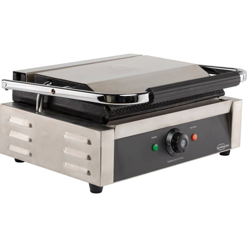 Grill Panini Simple Contact - Grooved Plates - CombiSteel