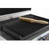 Grill Panini Kontakt Einfach - Gerillte Platten - CombiSteel