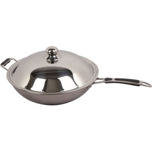 Induction Wok Sauté Pan CombiSteel - Stainless Steel