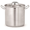 Marmite en Inox avec Couvercle - Ø 20 - 6,3 L Haut de Gamme CombiSteel