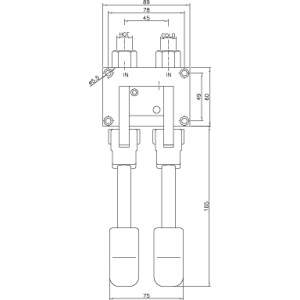 Foot Control 2 Pedals for Mixer - CombiSteel