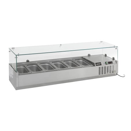 Refrigerated Saladette to Place - 7 GN 1/4 CombiSteel: Quality and Performance for Your Ingredients