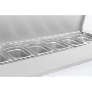 Saladette Réfrigérée Inox 9 GN 1/3 CombiSteel - Préparation Fraîche