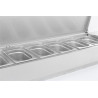 Saladette Réfrigérée Inox 6 GN 1/4 - Combisteel SEO: Fraîcheur Aliments & Réfrigération