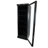 Black Glass Door Beverage Refrigerated Cabinet - 382 L