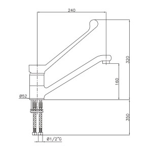 Combisteel Elbow Control Faucet: Professional Hygiene