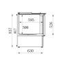 Refrigerated Saladette with 2 Doors - 230 L - CombiSteel: Optimal storage for catering