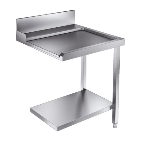 Ladetisch mit Regal und Rückwand CombiSteel - L 700 x T 750 mm