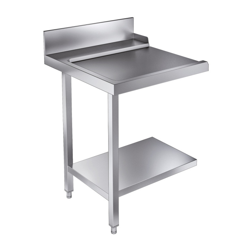Ladetisch mit Regal und Aufkantung - Links - L 700 x T 750 mm - CombiSteel Ladetisch mit Regal und Aufkantung - Links - L 700 x T 750 mm - CombiSteel
