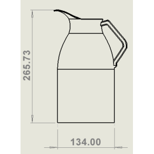 Thermos für Kaffee 2 L CombiSteel - Edelstahl AISI 304