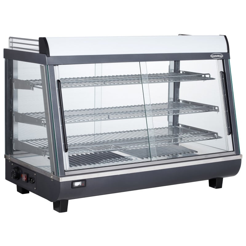 Heated Display Case CombiSteel - 136L | Keeps warm & effective presentation