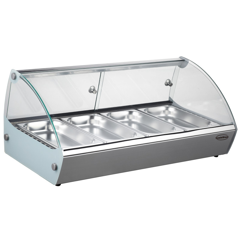 Heated Display Case to Place - 4 GN 1/3 - CombiSteel Heated Display Case to Place - 4 GN 1/3 - CombiSteel