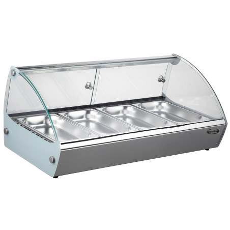 Heated Display Case to Place - 4 GN 1/3 - CombiSteel