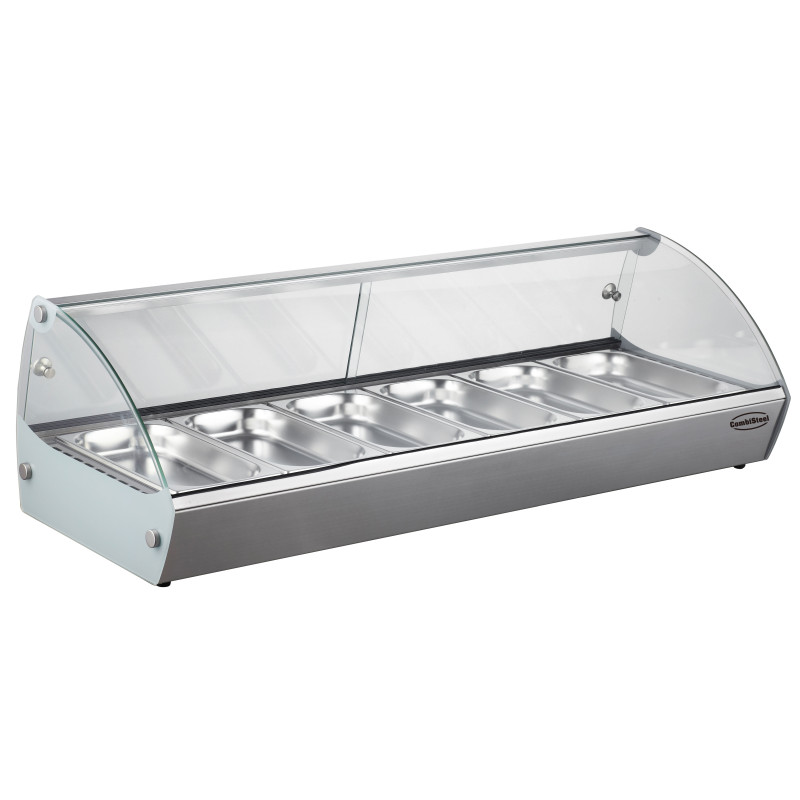 Heated Display Case to Place - 6 GN 1/3 - CombiSteel Heated Display Case to Place - 6 GN 1/3 - CombiSteel