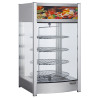 Rotating heated display case 97L in stainless steel - CombiSteel