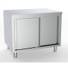 Edelstahl-Unterschrank mit 2 Türen - L 2000 x T 600 mm - CombiSteel