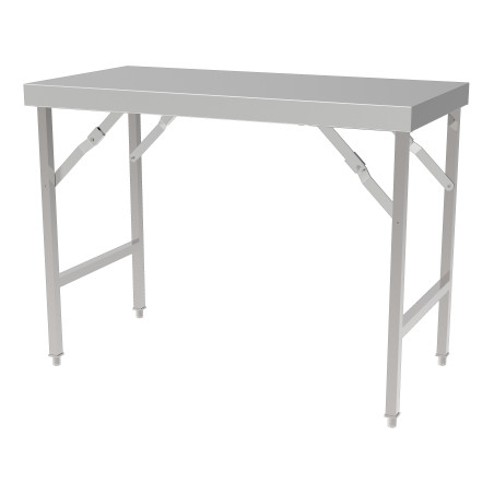 Table Inox Pliante - Compacte et Robuste - Marque CombiSteel